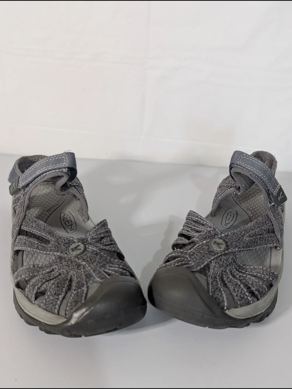 KEEN Women’s Gray Closed Toe Sport Sandals Hiking Water Shoes Size 8.5